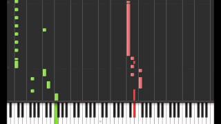 How to play Street Fighter II Balrog Theme Synthesia [upl. by Adiam36]