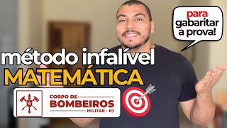 Método Infalível para Gabaritar Matemática no Concurso CBMERJ [upl. by Picco348]