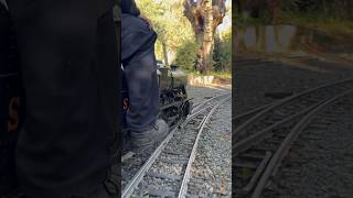 A Ride behind 7” 14 LMS 8F at GREAT COCKCROW RAILWAY livesteam locomotive [upl. by Edlin]