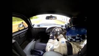 Jaguar XJR15 in car footage  Justin Law driving on the limit [upl. by Ylrebma62]