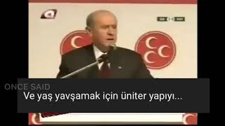 Devlet Bahçeli Once Said  Humor  Gafları [upl. by Venetis927]