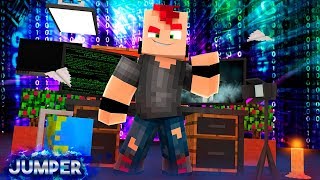 Minecraft JUMPER  MEU AMIGO É UM HACKER 15 [upl. by Reprah445]