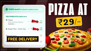 Pizza ₹29 With Free Delivery  Pizza New Offer Today  Pizza Offer  Dominos pizza offer today [upl. by Assyn981]