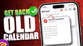 How To Get Back Deleted Calendar Events On iPhone  Recover Missing Calendar Events on iOS 18 [upl. by Odnaloy]