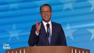 WATCH Gov Josh Shapiro speaks at Democratic National Convention  2024 DNC Night 3 [upl. by Eecak]