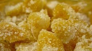 How to Crystalized or Candied Ginger video recipe by Bhavna [upl. by Eanil845]