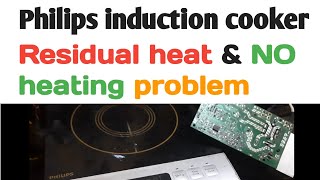 philips induction cooker residual mode and not heating problem [upl. by Ojyram]