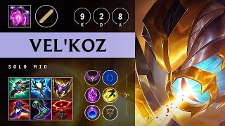 VelKoz Mid vs Orianna Killing spree  EUW Master Patch 1419 [upl. by Jola]