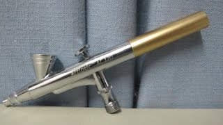 02mm Artlogic airbrush Ac320 review [upl. by Amairam519]