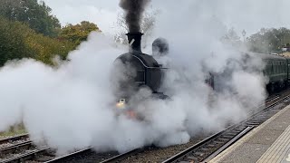 Caledonian Railway No 828 departing Eridge Saturday 26 October 2024 [upl. by Jimmy]