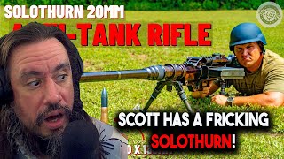 Vet Reacts SCOTT HAS A FRICKING SOLOTHURN The Solothurn 20mm AntiTank Rifle [upl. by Arihsan921]