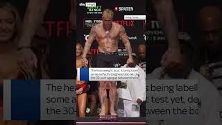 Jake Paul has received a slap across the face from veteran boxer Mike Tyson [upl. by Lontson]