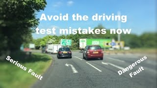 How to Avoid the driving test mistakes [upl. by Naaman13]