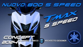 NUOVO TMAX 800 S SPEED – Sua maestà YAMAHA [upl. by Vanya875]