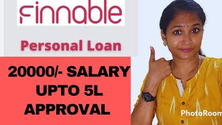 Finnable Personal Loan eligibility and Documents details in Tamil Loanstech [upl. by Dnyletak562]