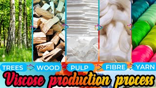 Viscose Rayon Manufacturing Process Properties and Uses [upl. by Schilt529]