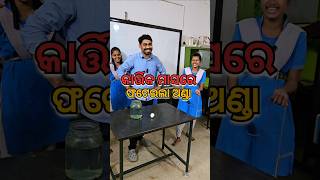 ଗୋଟେ ଅଣ୍ଡା🥚 ନଷ୍ଟ 🤦 shorts ytshorts physics experiment viralshorts mazaakarisikhiba [upl. by Lynnea889]