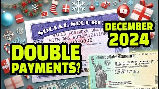 🎁 HUGE December 2024 Social Security Payment Schedule Secrets Revealed Double Deposits [upl. by Dari]