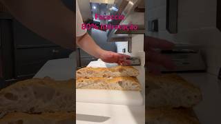 Focaccia 80 hydration with pizza dough cheftiagopelomundo pizza food pizzaiolo pizzalover [upl. by Doxia]