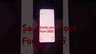 sainik school application form 2025  all india sainik school online application form 2025 [upl. by Belter]