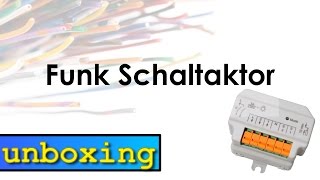 Homematic  FunkSchaltaktor 2fach  Unboxing [upl. by Anahsed945]