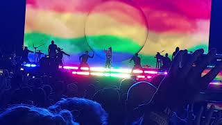 Breathin amp Break free Ariana Grande at MANCHESTER PRIDE [upl. by Arakahs]