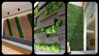 Trendy Vertical wall Grass Designs [upl. by Lemaj310]