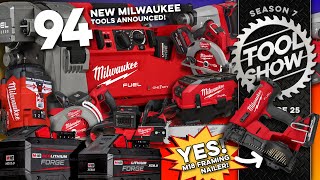 Milwaukee Pipeline 2024  94 New Power Tools announced This is the TOOL SHOW [upl. by Adidnac]