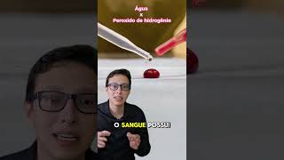 Sangue X Peróxido de Hidrogênio 😯👨‍🔬🩸 enfermagem medico experiencia ciencia [upl. by Nasus930]