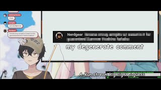 Uncle AKun reads my degenerate comment during his livestream Subtitled [upl. by Joshi]