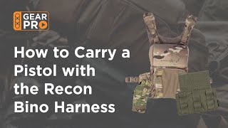 Sidearm Carry with Recon Bino Harness  Eberlestock [upl. by Hobbs131]