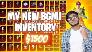 MY NEW BGMI  PUBG ACCOUNT  ONLY 1500 😎 bgmiinventory karvish bs9creators bgmi pubg [upl. by Vladamir907]