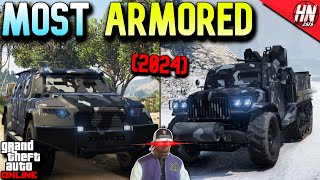 Top 10 Most Armored Vehicles In GTA Online 2024 [upl. by Ayekin488]