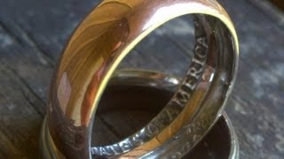 How To Make a Ring with a Coin in home AMAZING [upl. by Gaylord]