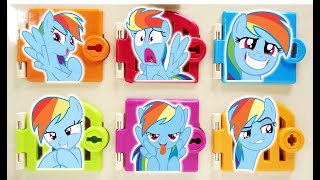 Rainbow Dash My Little Pony Trapped Doors and Surprises [upl. by Randee52]