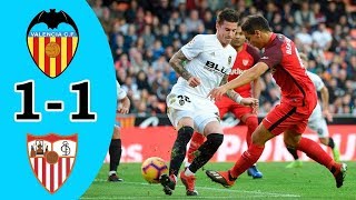 Valencia vs Sevilla 11 All Goals amp Extended Highlights 08122018 HD [upl. by Jeffers196]