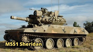 M551 Sheridan Light tank [upl. by Hsilgne576]