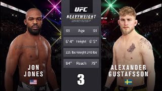 Jon Jones VS Alexander Gustafsson 3 Full Fight [upl. by Melamed]