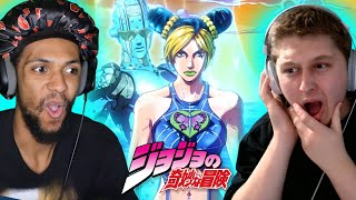 NEW Fans Reacting to ALL Jojos Bizarre Adventure Openings 112 [upl. by Ardeth58]