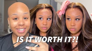 Watch Me Install This CUSTOM Wig I wore on TV Is this my new favorite  Parfait Wig Review [upl. by Kobi]