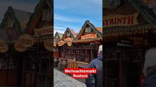 Weihnachtsmarkt Rostock rostock holidaywithshorts [upl. by Wooster]