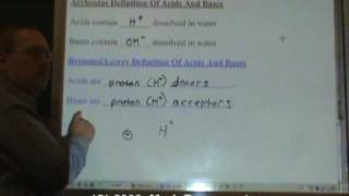 Chemistry Tutorial 114 BronstedLowry Alternate Theory Of Acids And Bases [upl. by Aicilas612]