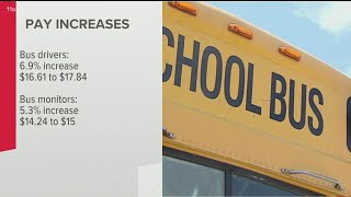 Forsyth County Schools implements bus driver pay increase amid nationwide shortage [upl. by Aynnat]