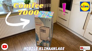 LIDL Comfee 7000 Mobiles Klimagerät  Klimaanlage  1Unboxing [upl. by Mccutcheon]