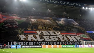 PSG being investigated by French government over huge Free Palestine banner [upl. by Karame]