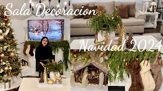 DECORACION SALA NAVIDAD 2024  IDEAS PARA DECORAR NAVIDAD 2024  SALA DECORACION NAVIDAD [upl. by Nima]