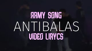 ANTIBALAS Army Song LETRA  Keblin Ovalles Mishi Chwan VAlex Miree Andrea Garcia [upl. by Enilrek]