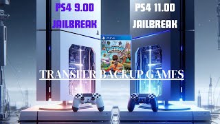 PS4 Jailbreak how to transfer BACKUP GAMES from one PS4 TO ANOTHER [upl. by Lavinia362]