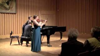 Ravel quotTziganequot  Duo Carr Quennerstedt [upl. by Irrab]