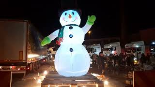 Lichterfest statt Lichterfahrt auf dem Annaberger Kätplatz 2024 [upl. by Airun]